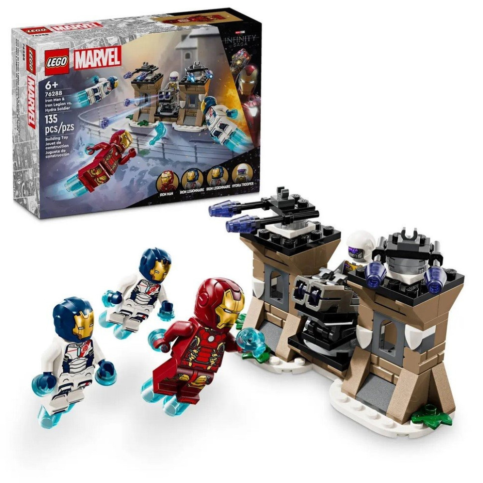 Конструктор «Железный Человек и Железный легион» LEGO 76288, 135 деталей