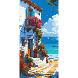 Картина по номерам "Путь к морю" Art Craft 11042-AC 40х80 см