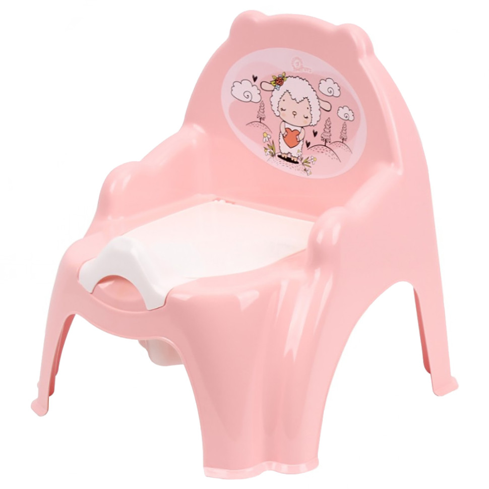 Дитячий горщик-крісло ТехноК 1294TXK(Pink) без музики