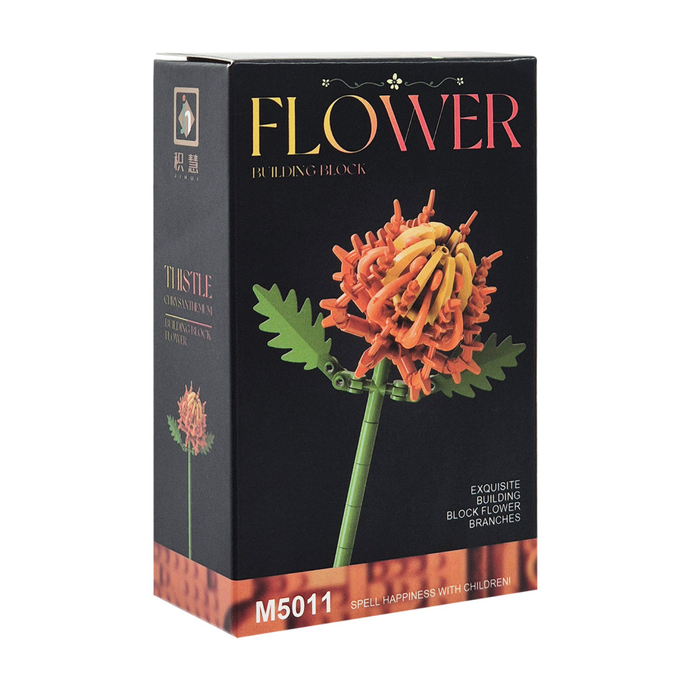 Конструктор дитячий Flower Bambi M5026-11 елементи для створення стебла та пелюсток