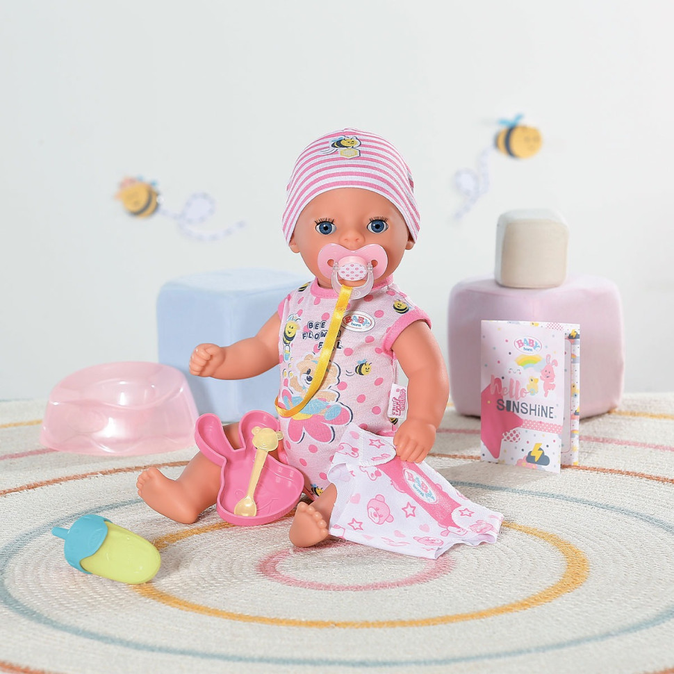 Кукла детская ПРЕКРАСНАЯ МАЛЫШКА BABY born 834596, 36 см, с аксессуарами