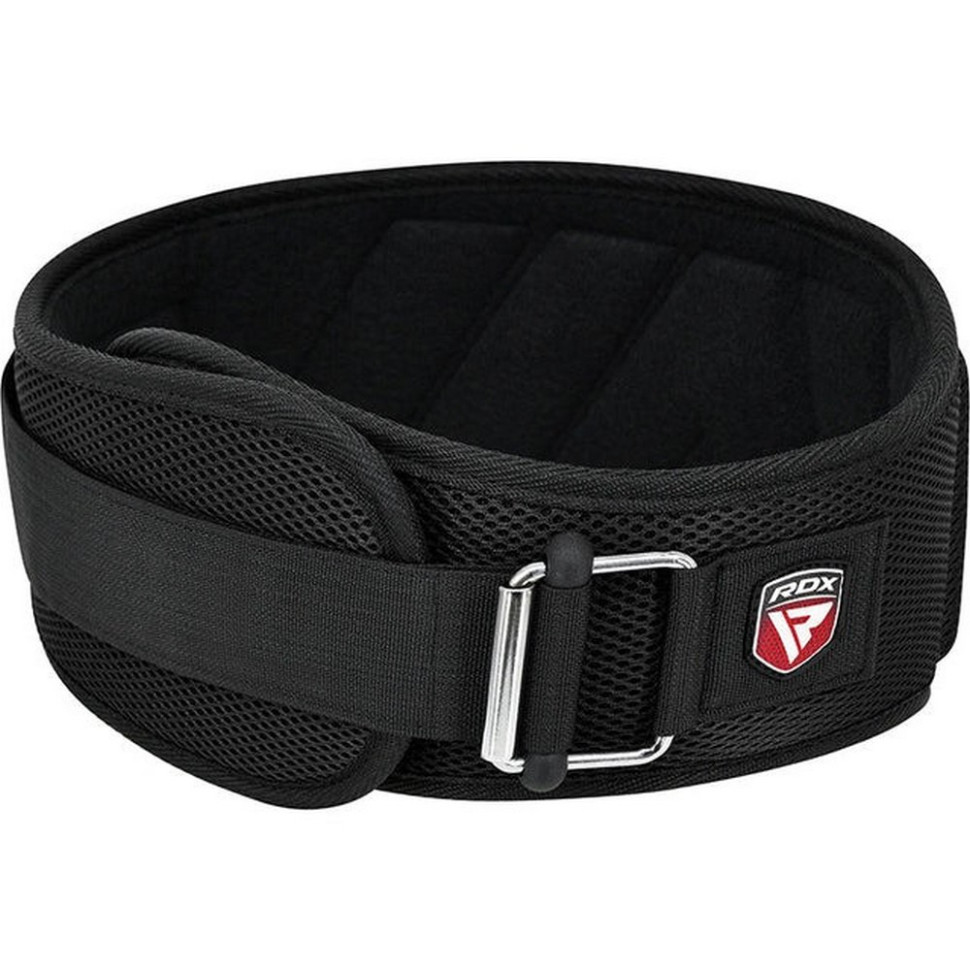 Пояс для тяжелой атлетики RX4 EVA Curve RDX Inc Limited WBE-RX4B-M, неопреновый, Black, M