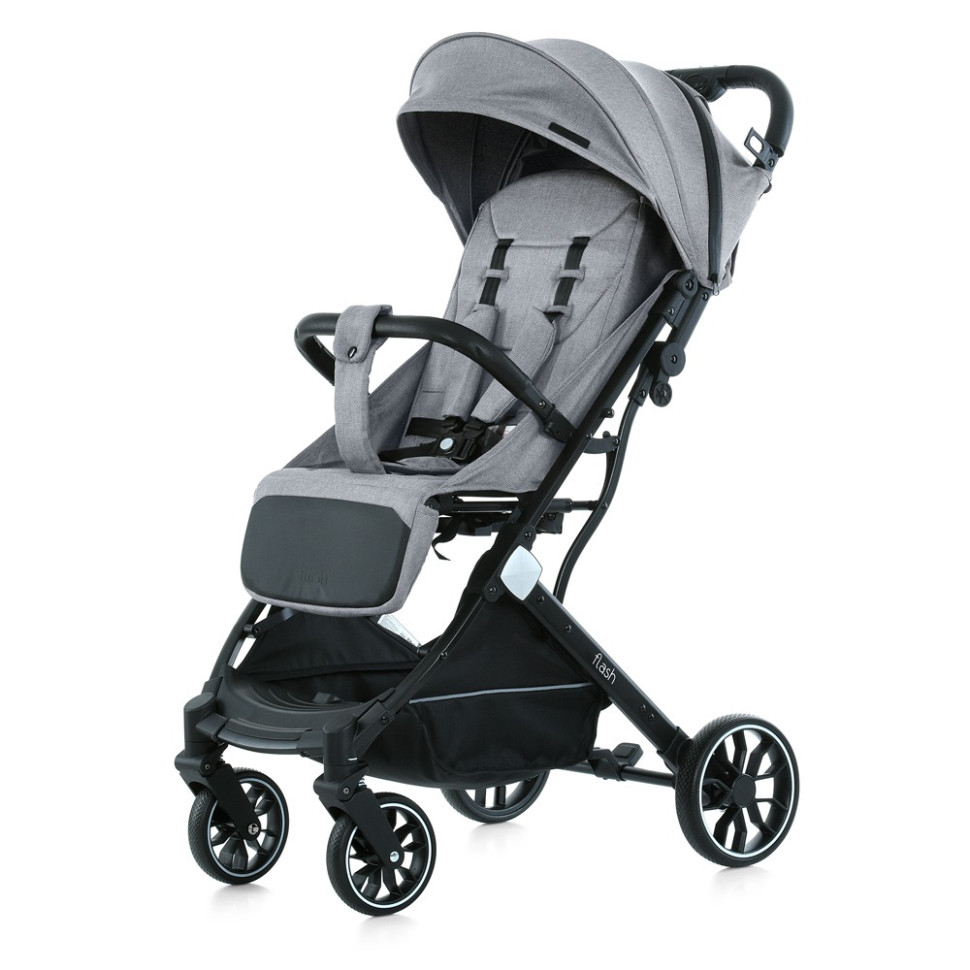 Дитяча прогулянкова коляска FLASH Bambi M 5727-1 Silver Gray