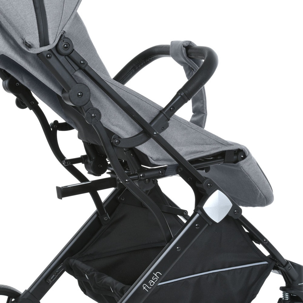 Дитяча прогулянкова коляска FLASH Bambi M 5727-1 Silver Gray