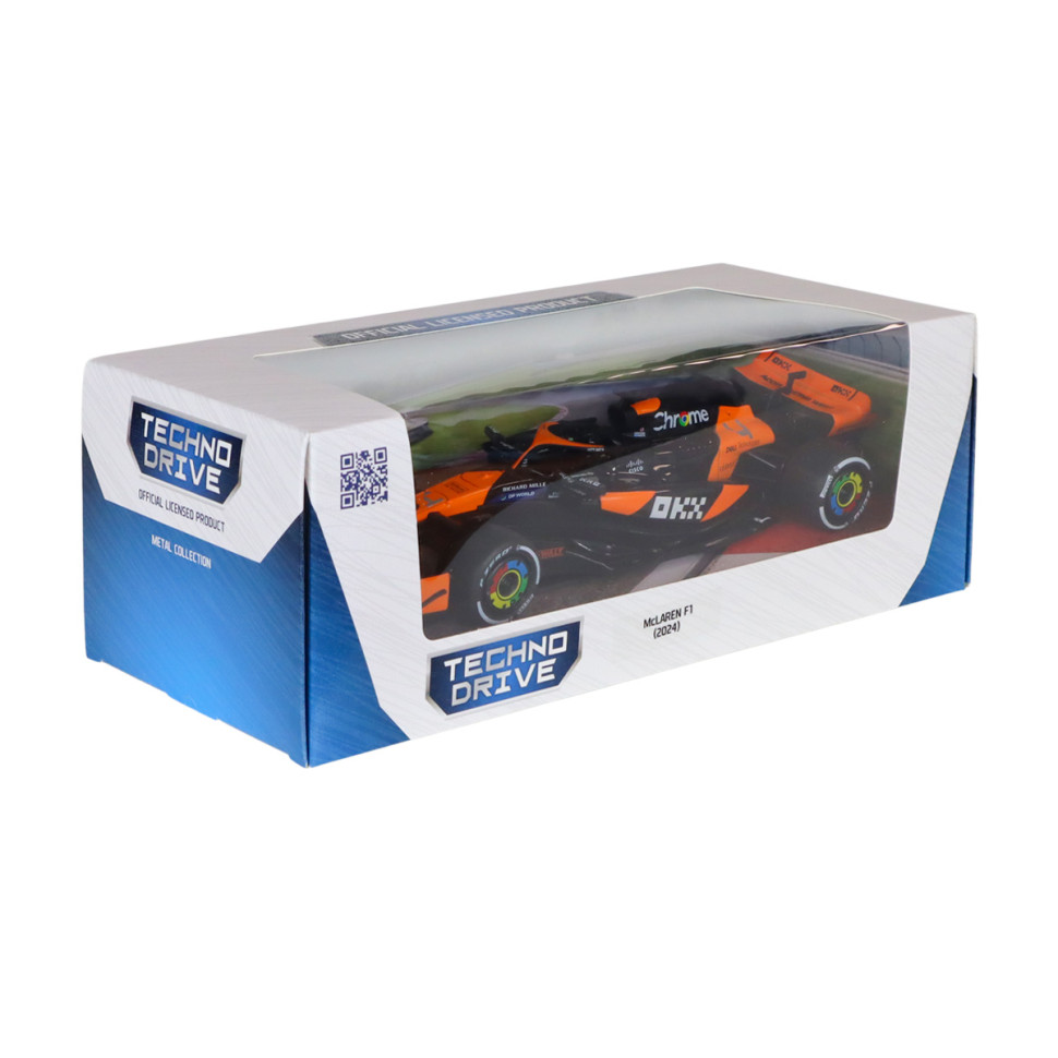 Дитяча автомодель McLaren F1 2024 TechnoDrive 250942AMF1 масштаб 1:24