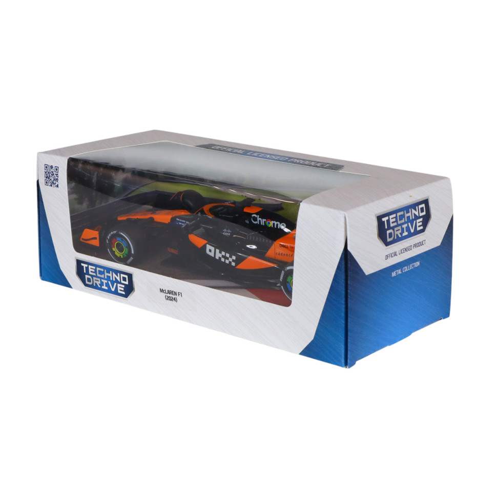 Дитяча автомодель McLaren F1 2024 TechnoDrive 250942AMF1 масштаб 1:24