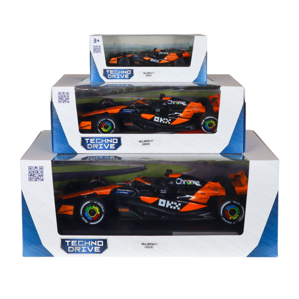 Дитяча автомодель McLaren F1 2024 TechnoDrive 250942AMF1 масштаб 1:24