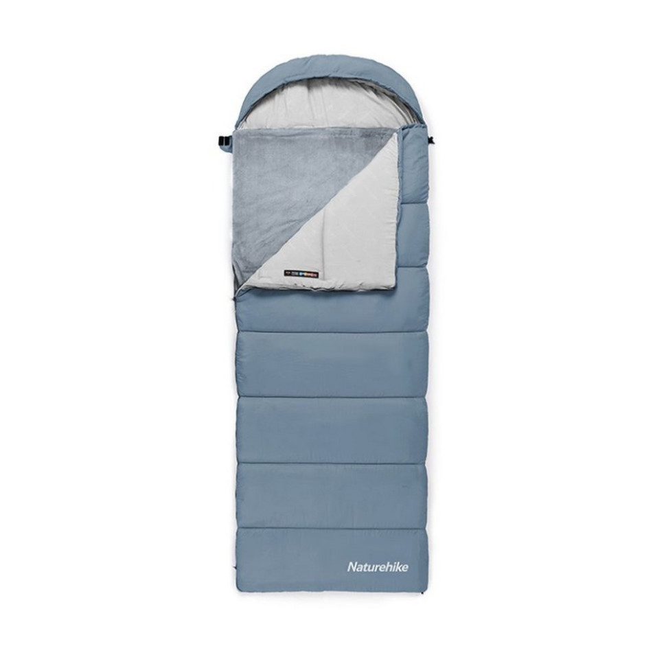 Спальный мешок с подогревом BE400 CNK2300SD021 Naturehike 6976507667319 правый, серый
