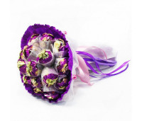 Букет из конфет 19 Фиолетовый рассвет 4105IT