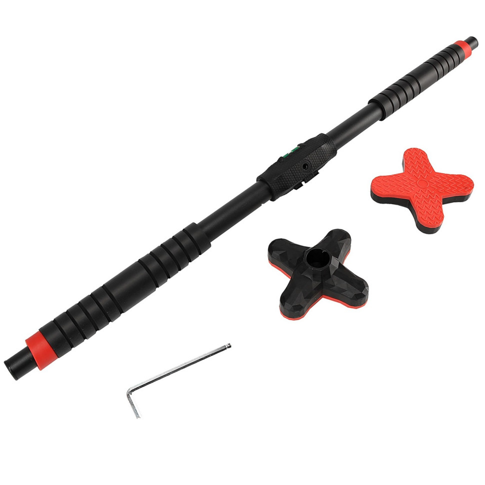 Турнік розсувний Pro+ Cornix XR-0288 Black/Red, розмір 100 х 150 см