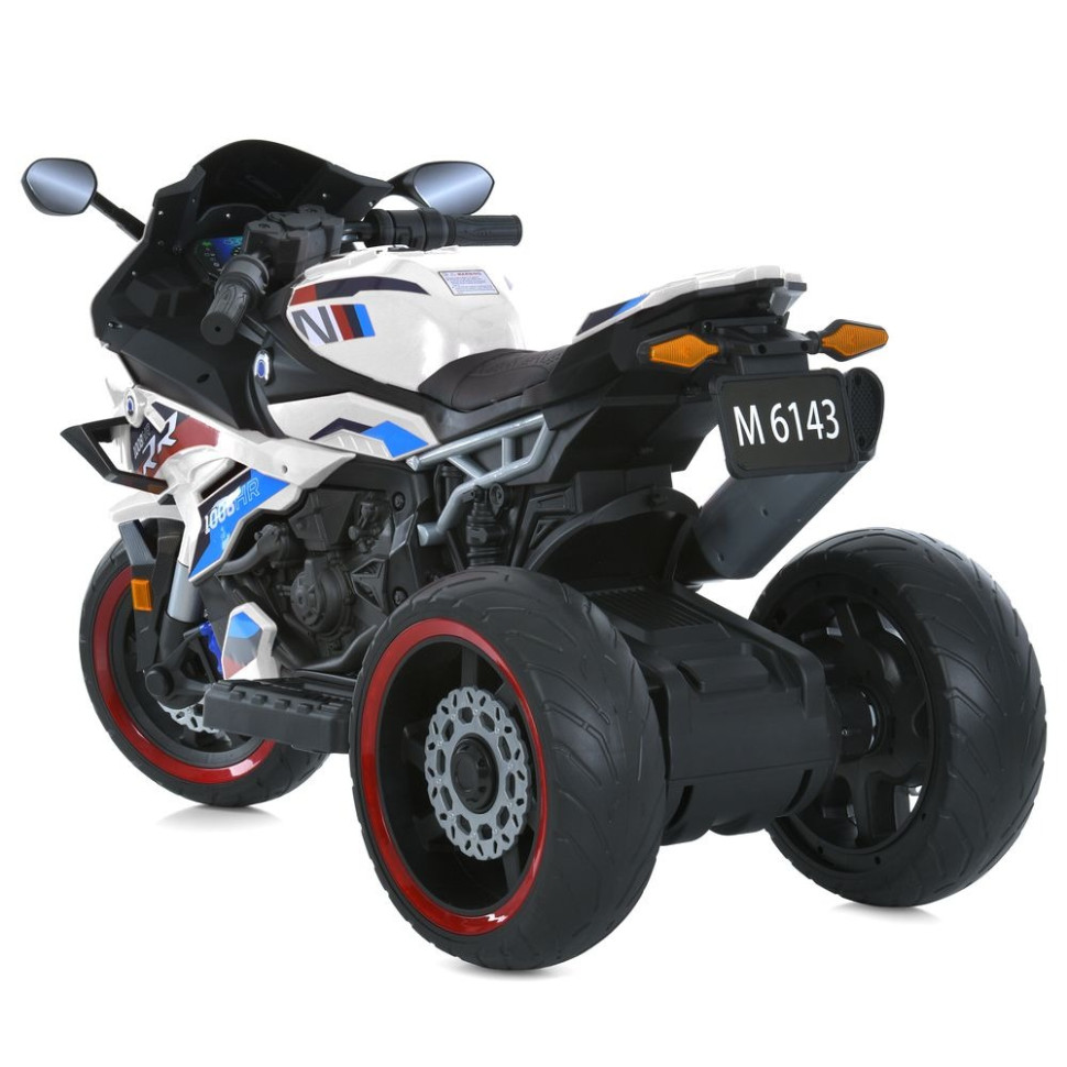 Дитячий електромобіль Мотоцикл Bambi Racer M 6143EL-1 до 30 кг