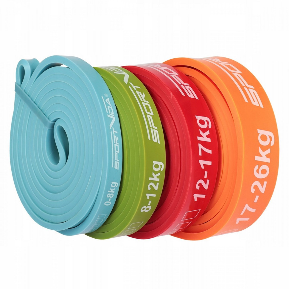 Еспандер-петля Power Band SportVida SV-HK0341, 4 шт 0-26 кг