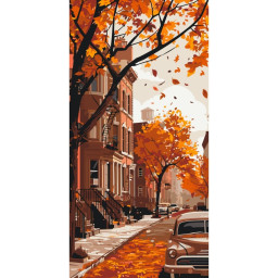 Картина по номерам "Осень в городе" Art Craft 11062-AC 40х80 см Картина по номерам "Осень в городе" Art Craft 11062-AC 40х80 см