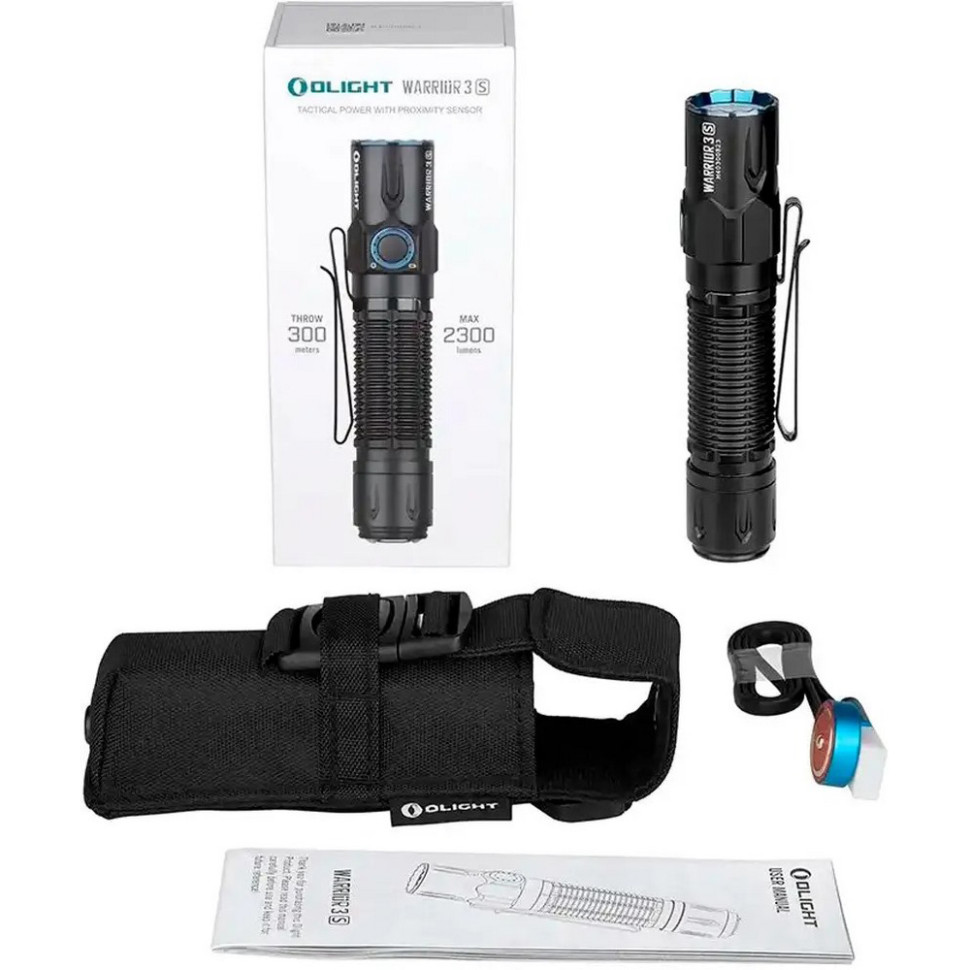 Ліхтар Warrior 3S Olight 0.0000.0477 black 2300 люменів