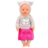 Дитяча лялька-пупс Bambi BL037 в зимовому одязі, пустушка, горщик, пляшечка