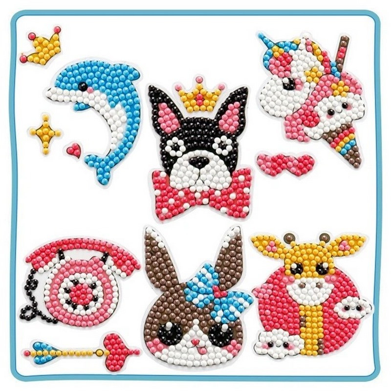 Набір брелків алмазна викладка 