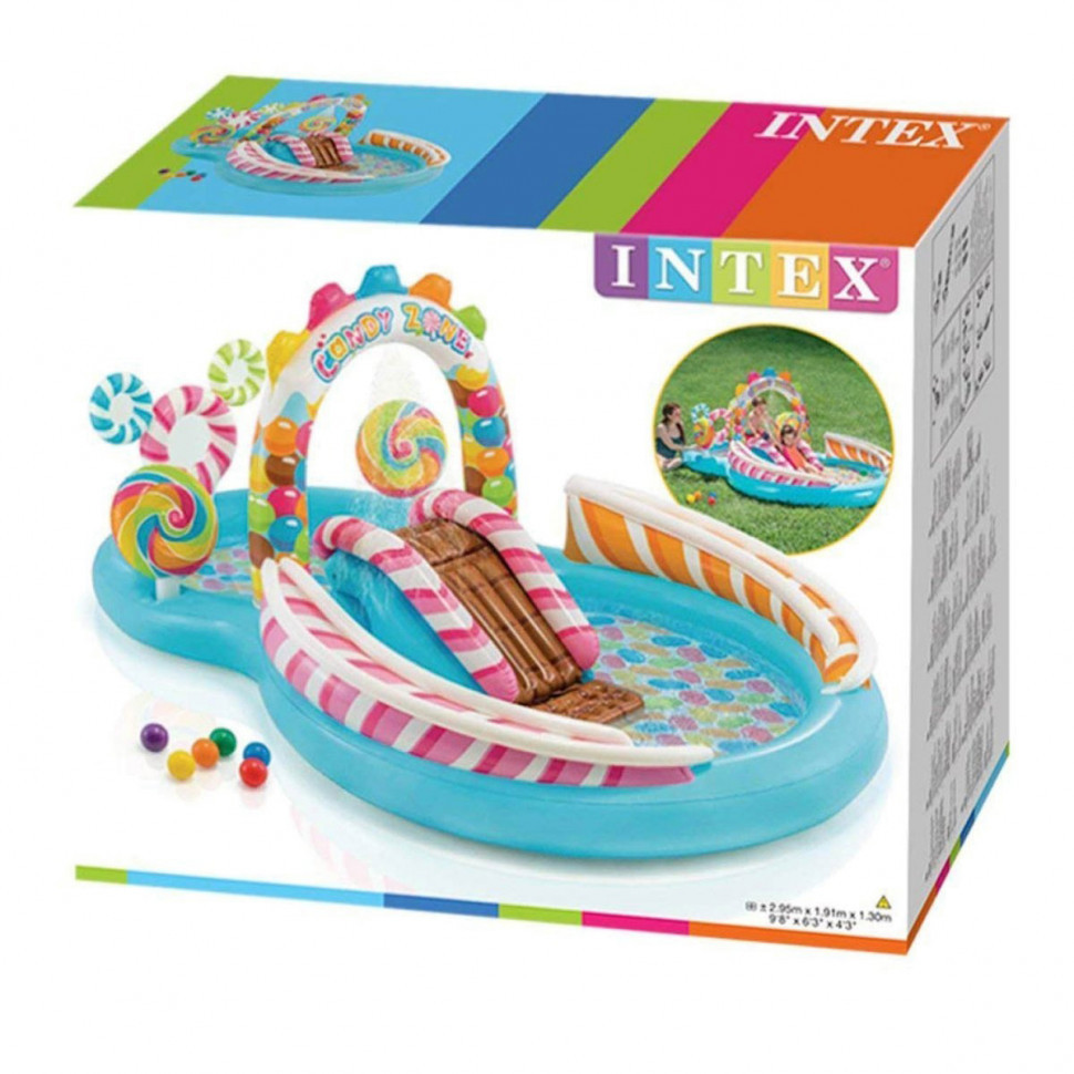 УЦЕНКА! Игровой центр Intex 57149-UC Бассейн, горка, мячи