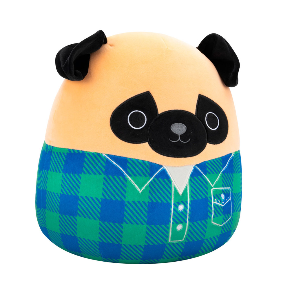 Мягкая игрушка Мопс Принц в рубашке Squishmallows SQCR06622, 30 см