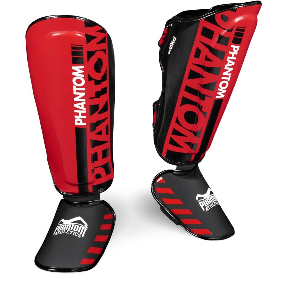 Защита голени и стопы APEX Striking Phantom PHSG2730-SM Red, S/M