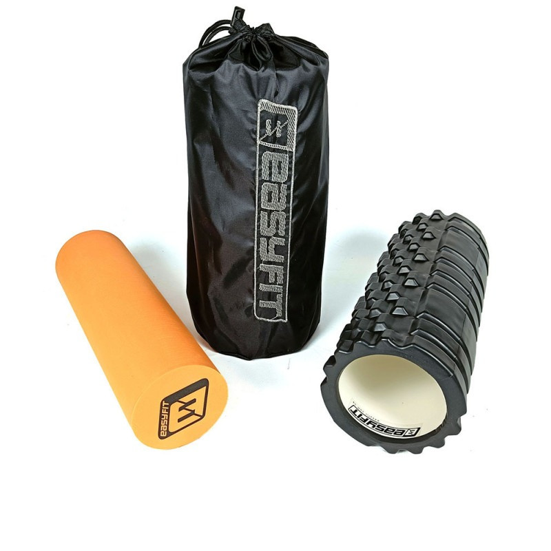 Масажний подвійний ролик Active PRO EasyFit EF-2025s-O 33 см, чорний/помаранчевий