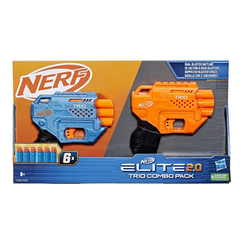 Набір іграшковий Еліт Тріо NERF Hasbro F6786, 2 штуки наборі