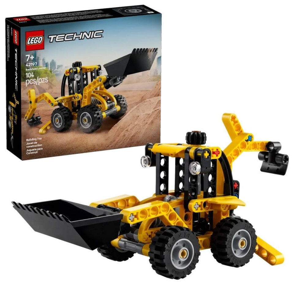 Конструктор Екскаватор-навантажувач LEGO 42197, 106 деталей