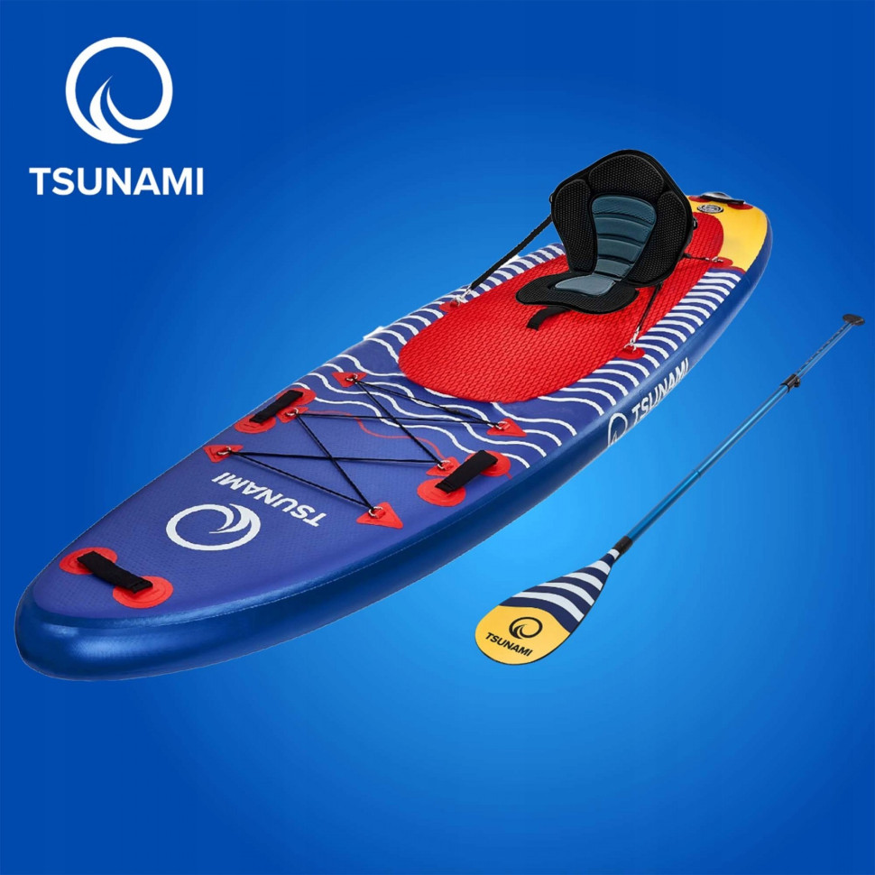 Надувна SUP дошка Tsunami T04 з веслом Wave 350 см