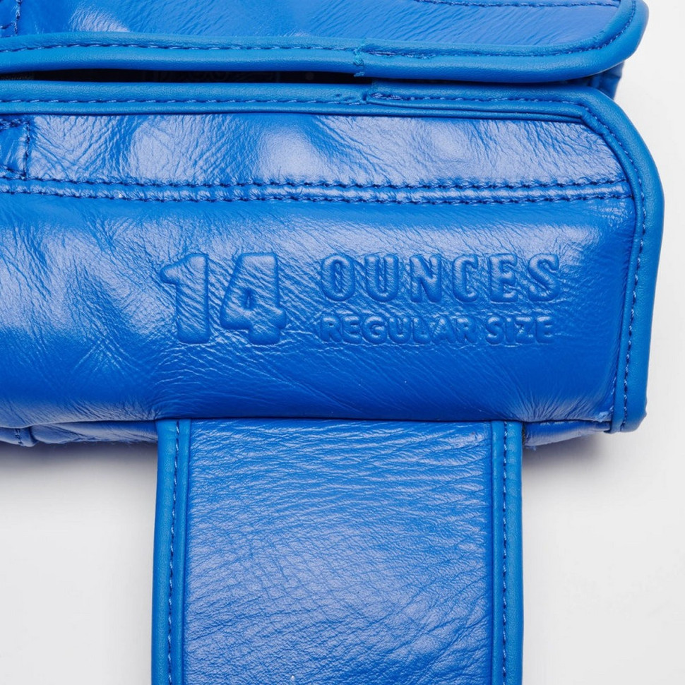 Боксерские перчатки GN111 THE GREATEST Leone GN111_Blue_12oz 12 унций (бинты в комплекте)