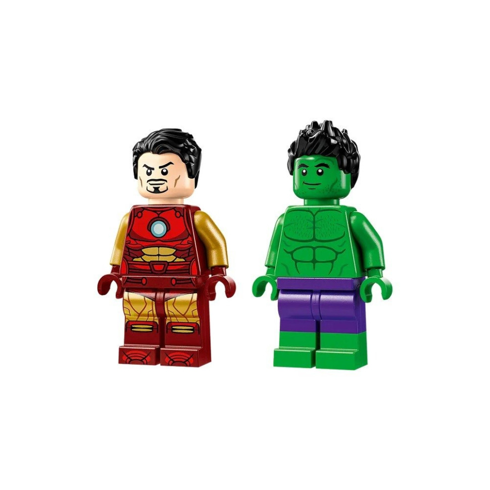 Конструктор «Железный Человек на мотоцикле и Халк» LEGO 76287, 68 деталей