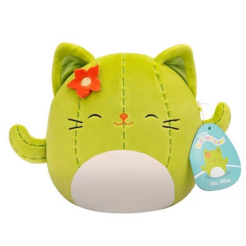 Мягкая игрушка КАКТУС КОШКА МИСС Squishmallows SQCR06594, 19 см