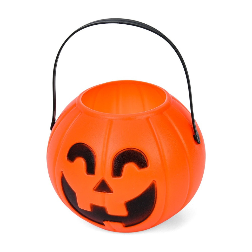 Аксесуар для свята Кошик-гарбуз Halloween Bambi MK 5749-1 у пакеті 9x12x12 см