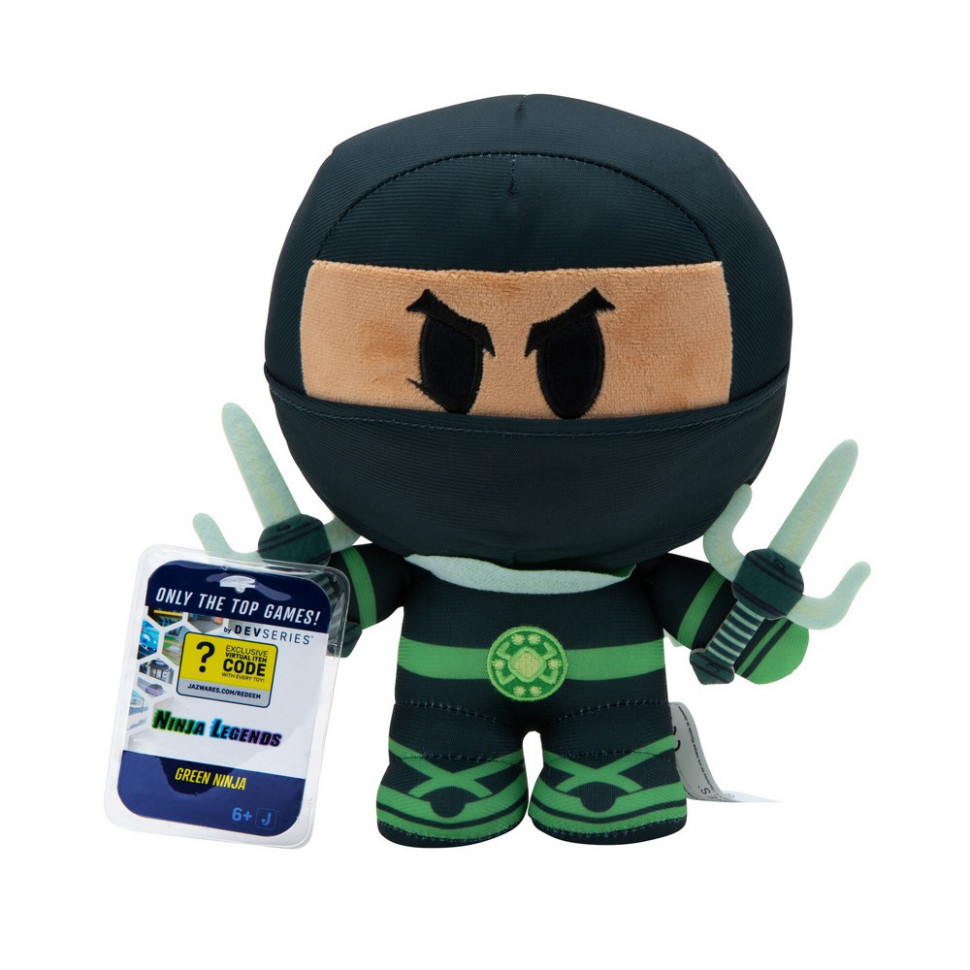 М'яка ігрaшка Collector Plush Ninja Legends: Green Ninja DevSeries CRS0016