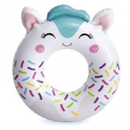 Детский надувной круг Котик Intex 59266-3 размер 84 см
