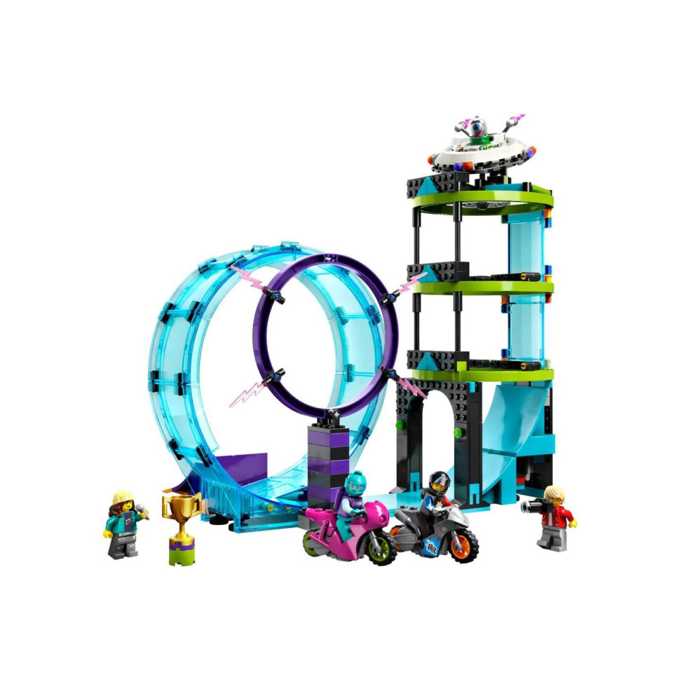 Конструктор Неймовірне завдання для каскадерів City Stuntz LEGO 60361, 385 деталей