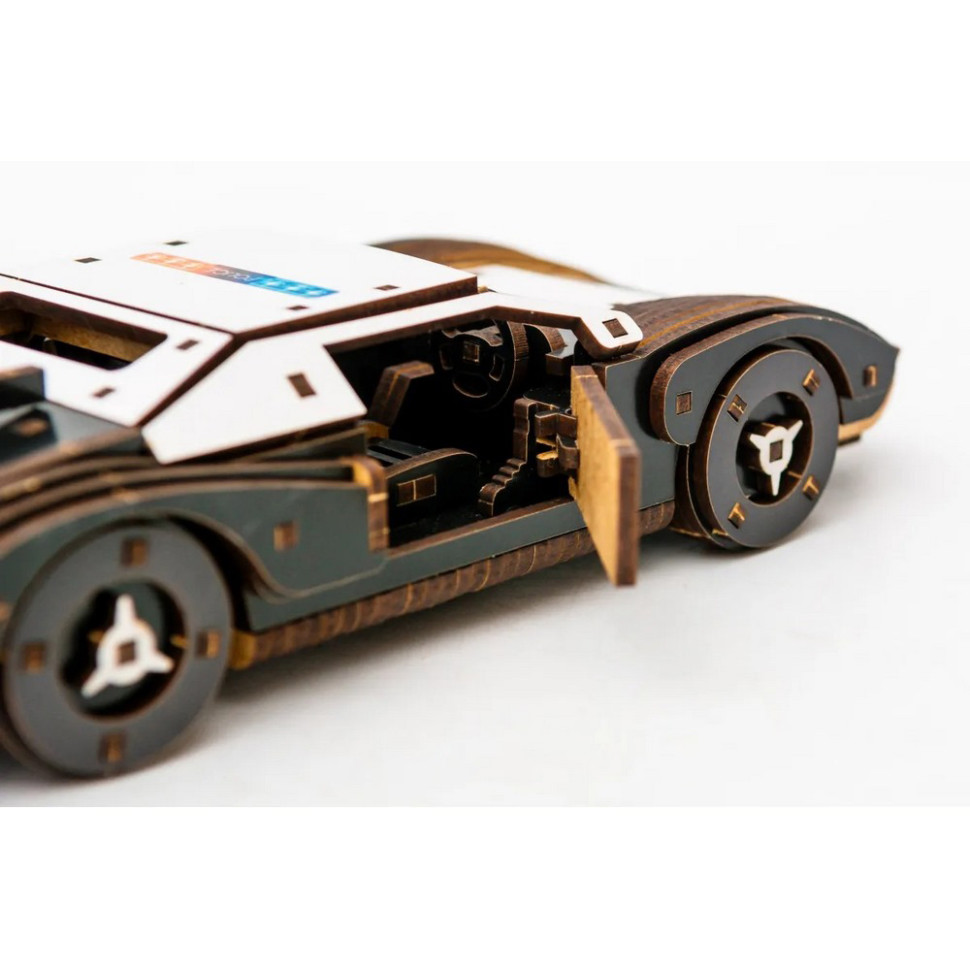 Дерев’яний 3D конструктор Fast car Gt PuzzleOK Puz-26916, 164 деталі