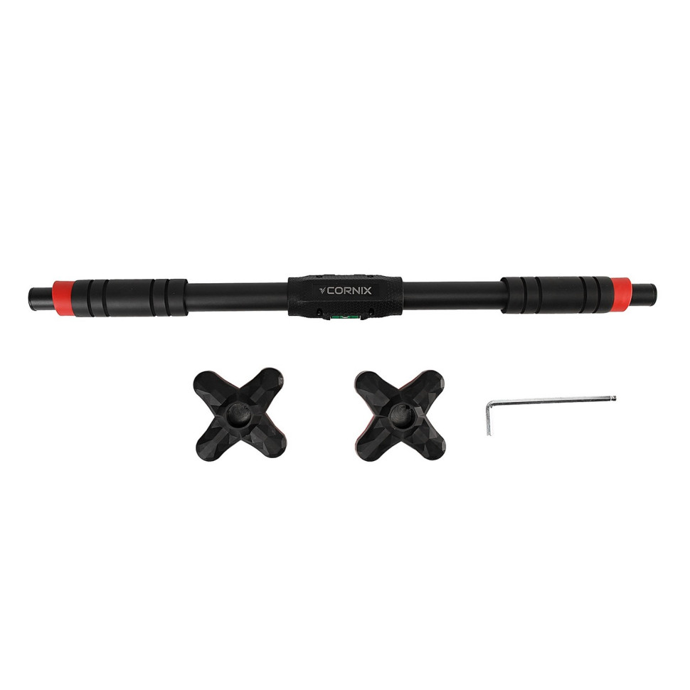 Турник раздвижной Pro+ Cornix XR-0286 Black/Red, размер 65 х 100 см