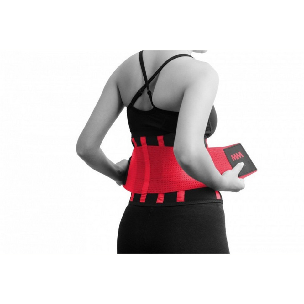 Пояс компресійний MFA-277 Slimming belt MadMax MFA-277-RED_L Black, L