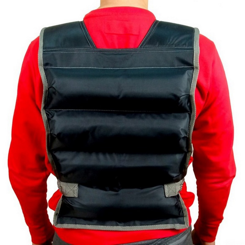 Жилет утяжелительный EasyFit EF-VST-14 черный 14 кг