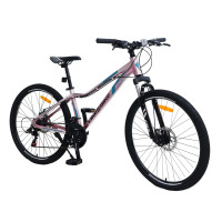 Велосипед взрослый "Ultra 2.0" LIKE2BIKE A212605 колёса 26", розово-пурпурный, рама алюминий 14"