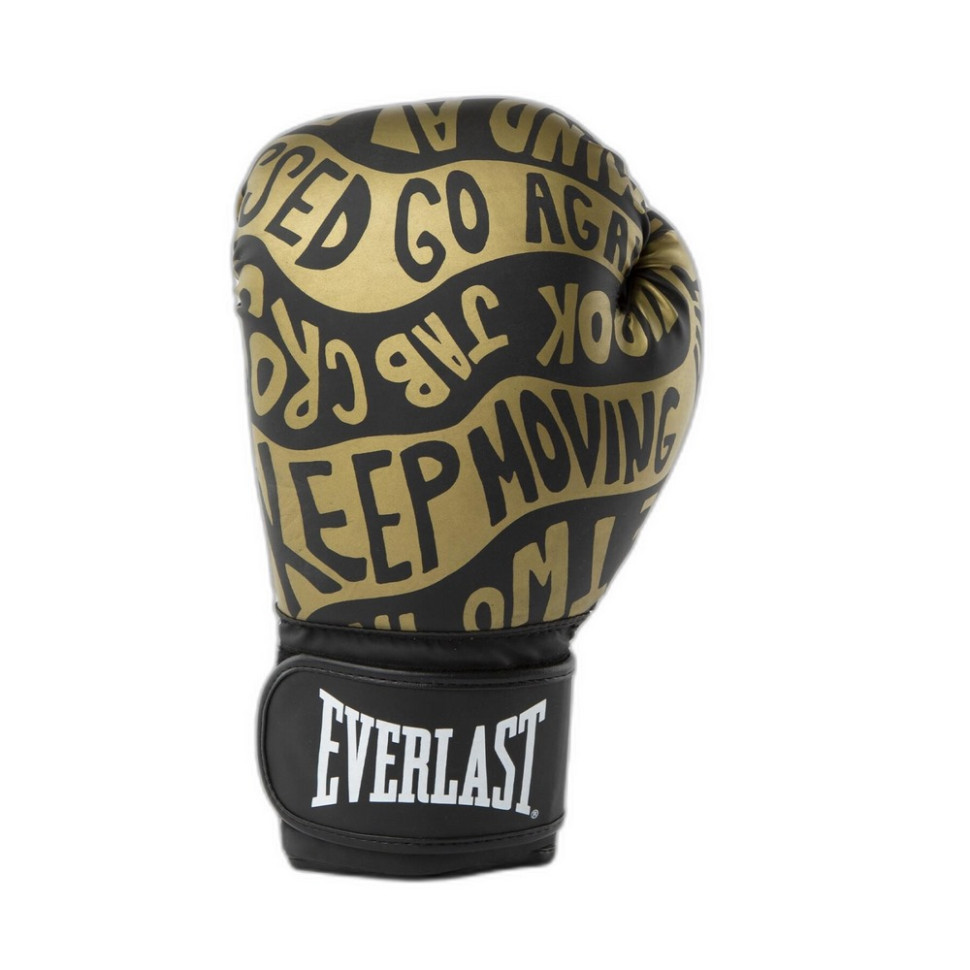 Боксерские перчатки SPARK BOXING GLOVES Everlast 919580-70-8114 черный, золотой 14 унций