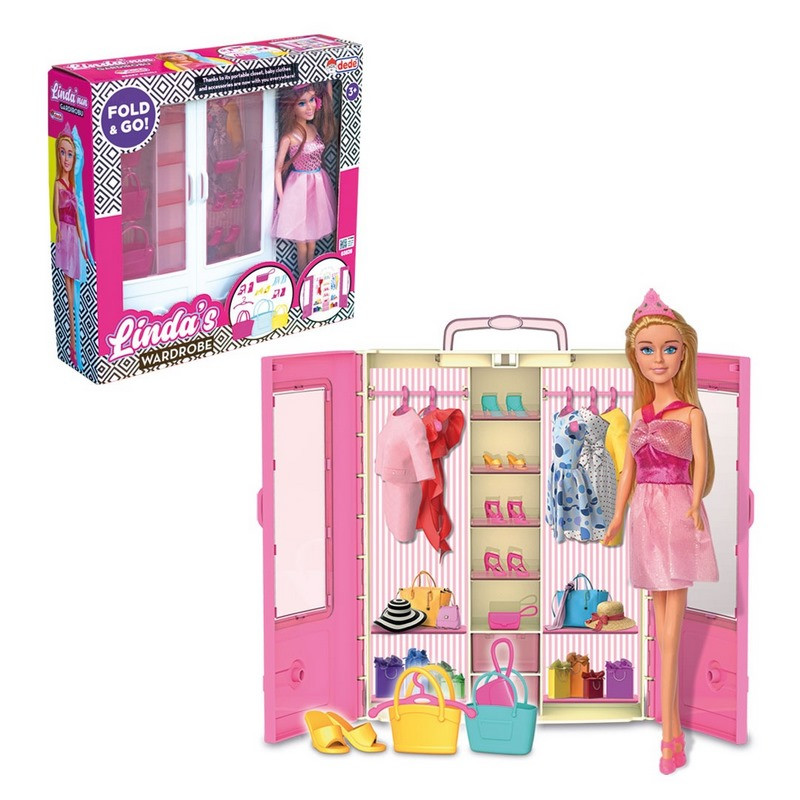 Детский игровой набор Гардеробная Linda 03828 Dede с куклой