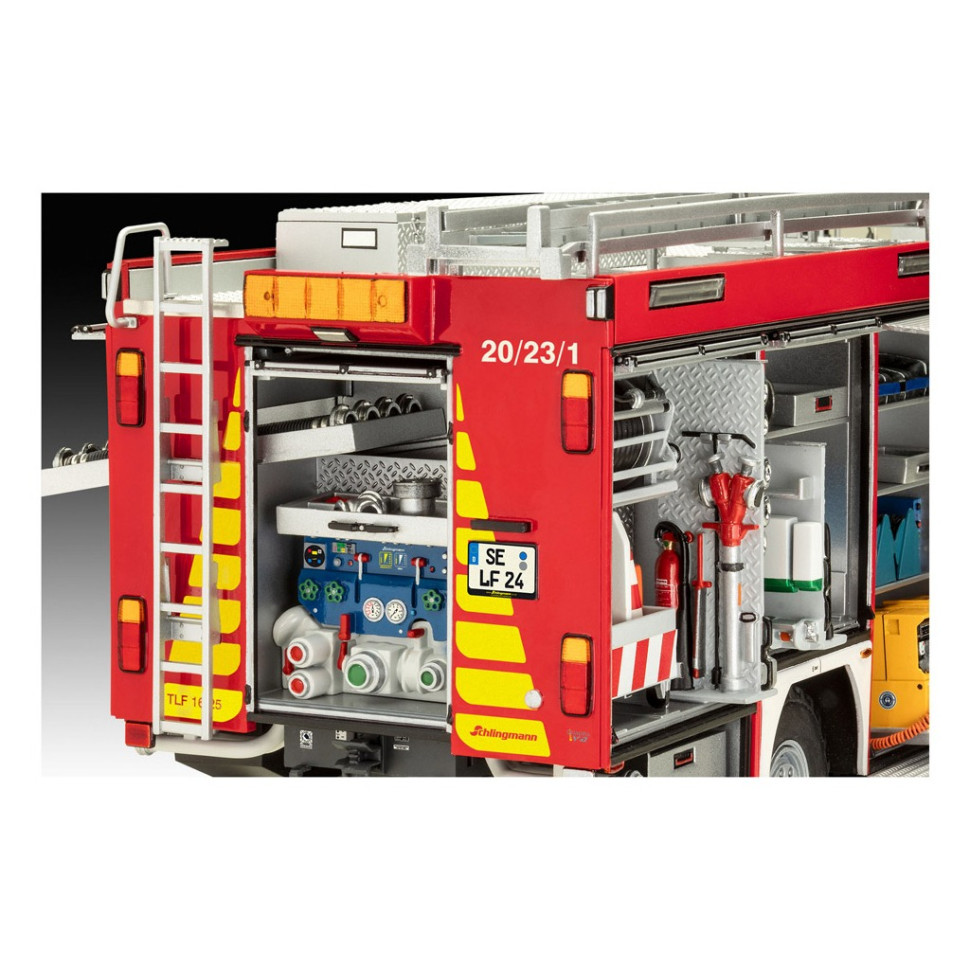 Сборная модель-копия Пожарная машина цистерна TLF 16/25 Revell RVL-07586 уровень 5, 1:24