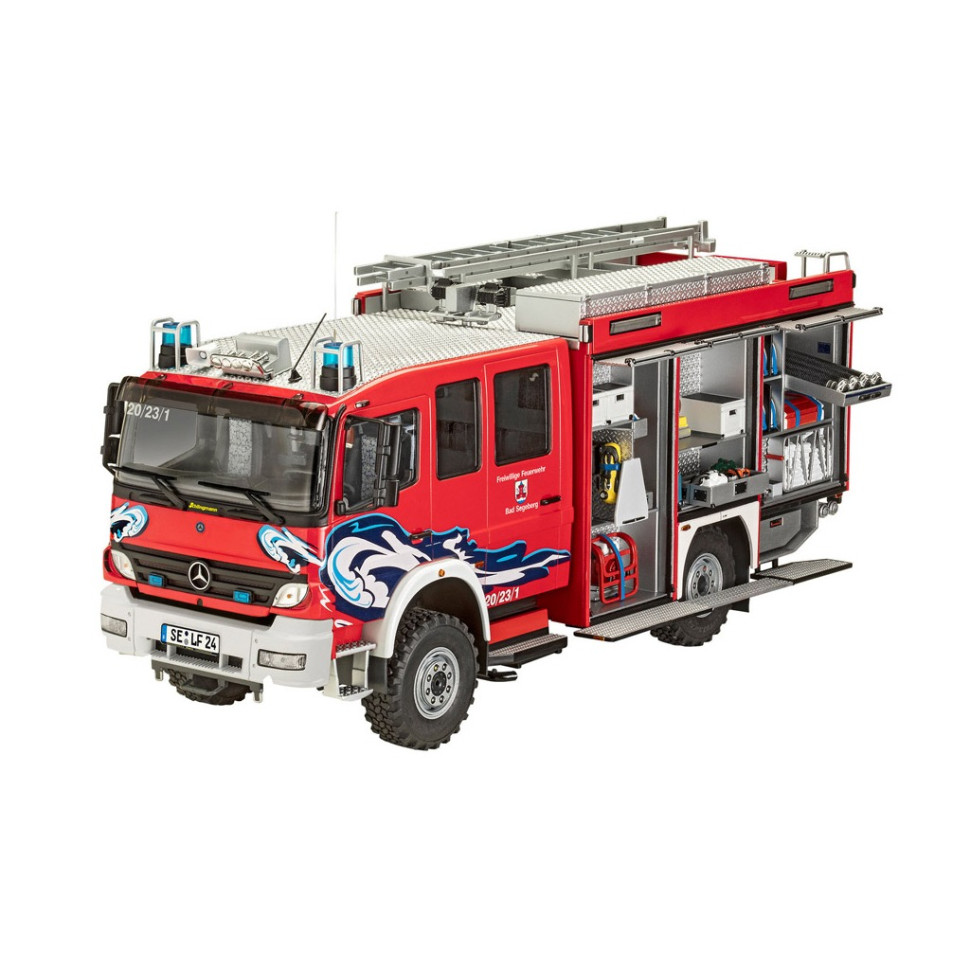 Сборная модель-копия Пожарная машина цистерна TLF 16/25 Revell RVL-07586 уровень 5, 1:24