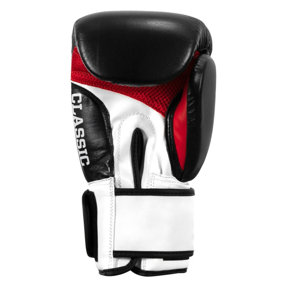 Боксерські рукавиці Classic Leather 2.0 TITLE CSBGL2 M BK/WH/RD 12 унцій (бинти в комплекті)