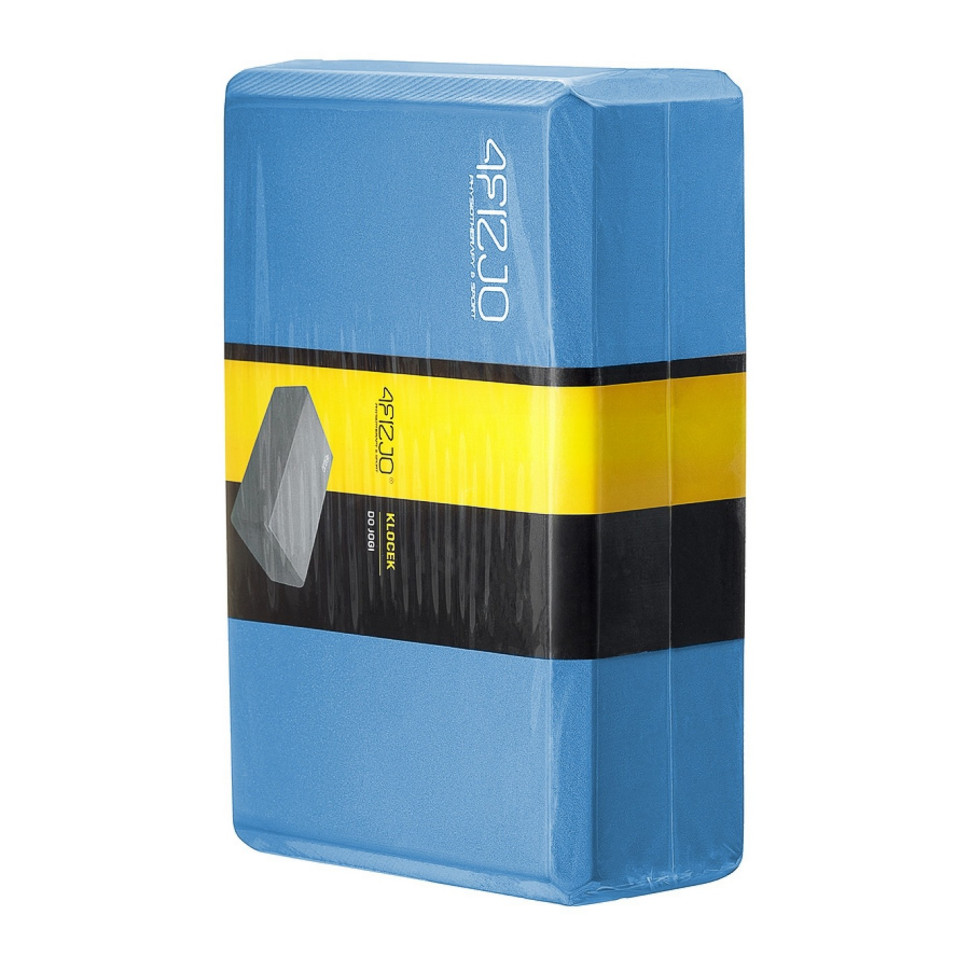 Блок для йоги 4FIZJO 4FJ1394 Blue 23х15х7.6 см, синій