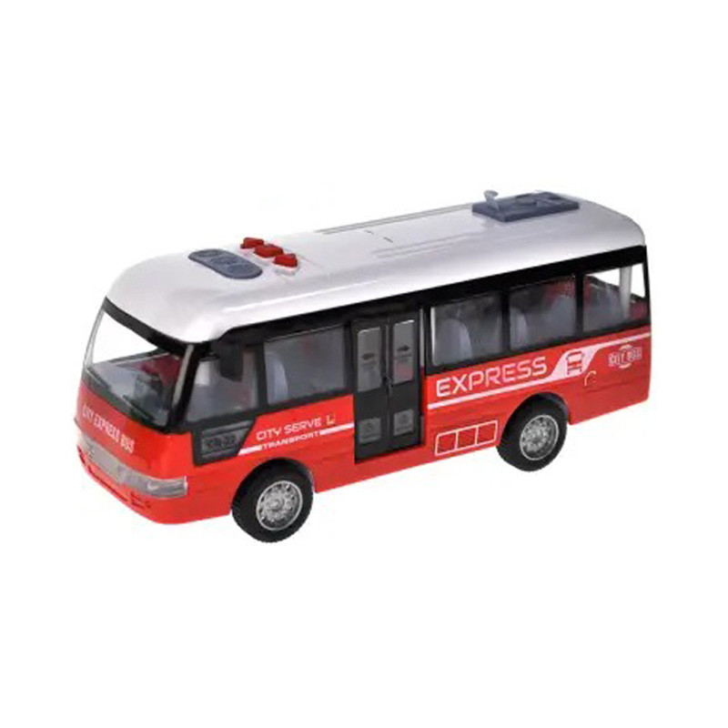 Дитячий інерційний автобус YG Toys YM-9907F(Red) 19х6,5х8 см