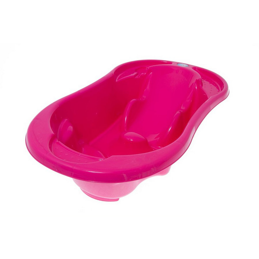 Ванночка дитяча 2 в 1 «Комфорт» Tega Baby TG-011-145 анатомічна, рожевий