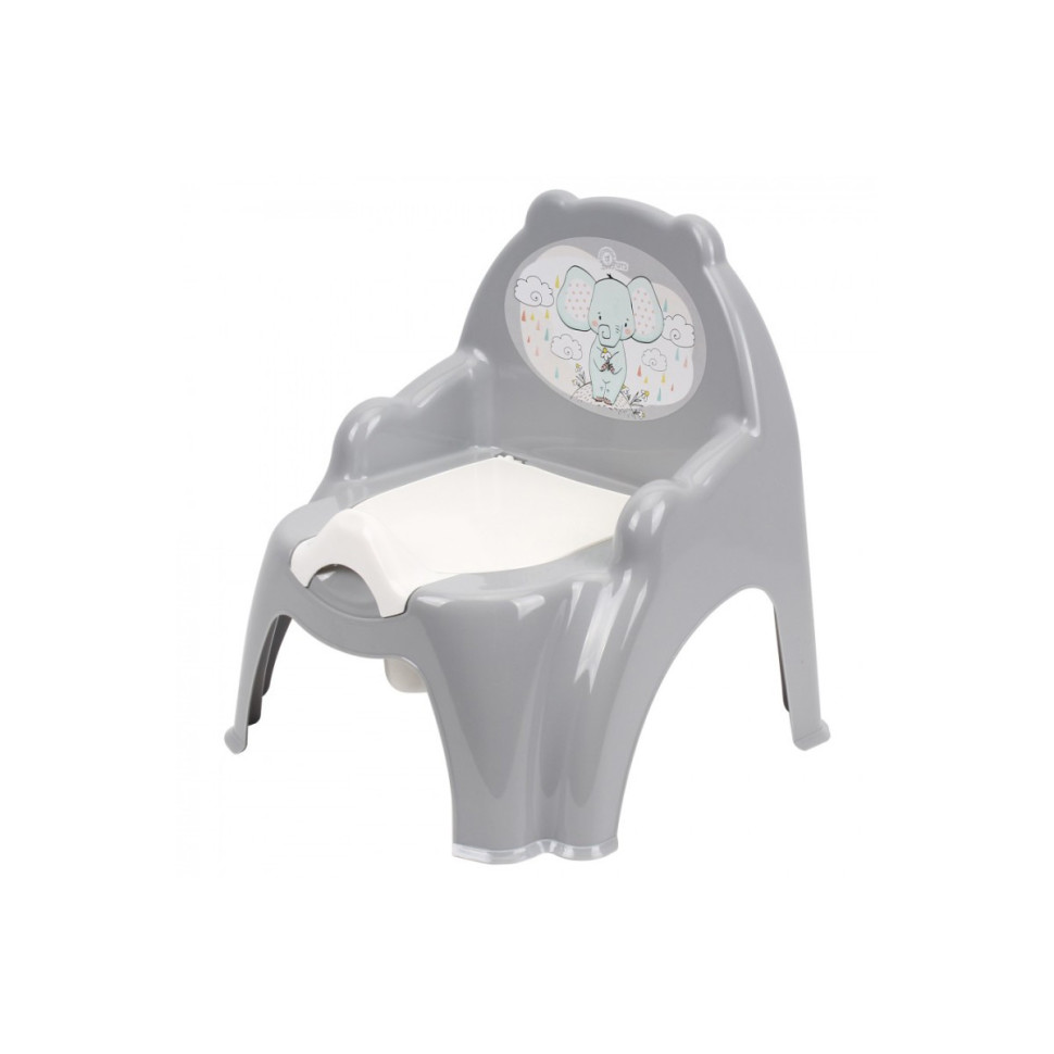 Детский горшок-кресло ТехноК 1294TXK(Gray) без музыки