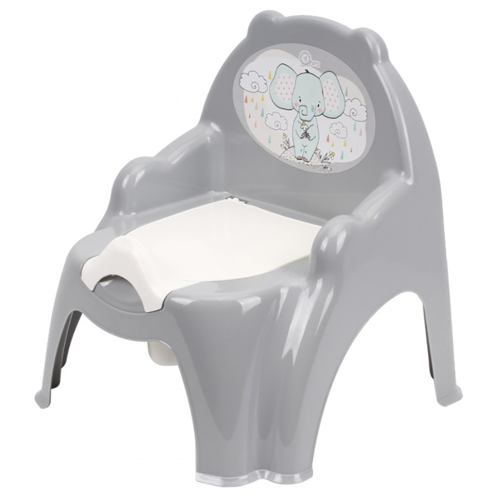 Дитячий горщик-крісло ТехноК 1294TXK(Gray) без музики
