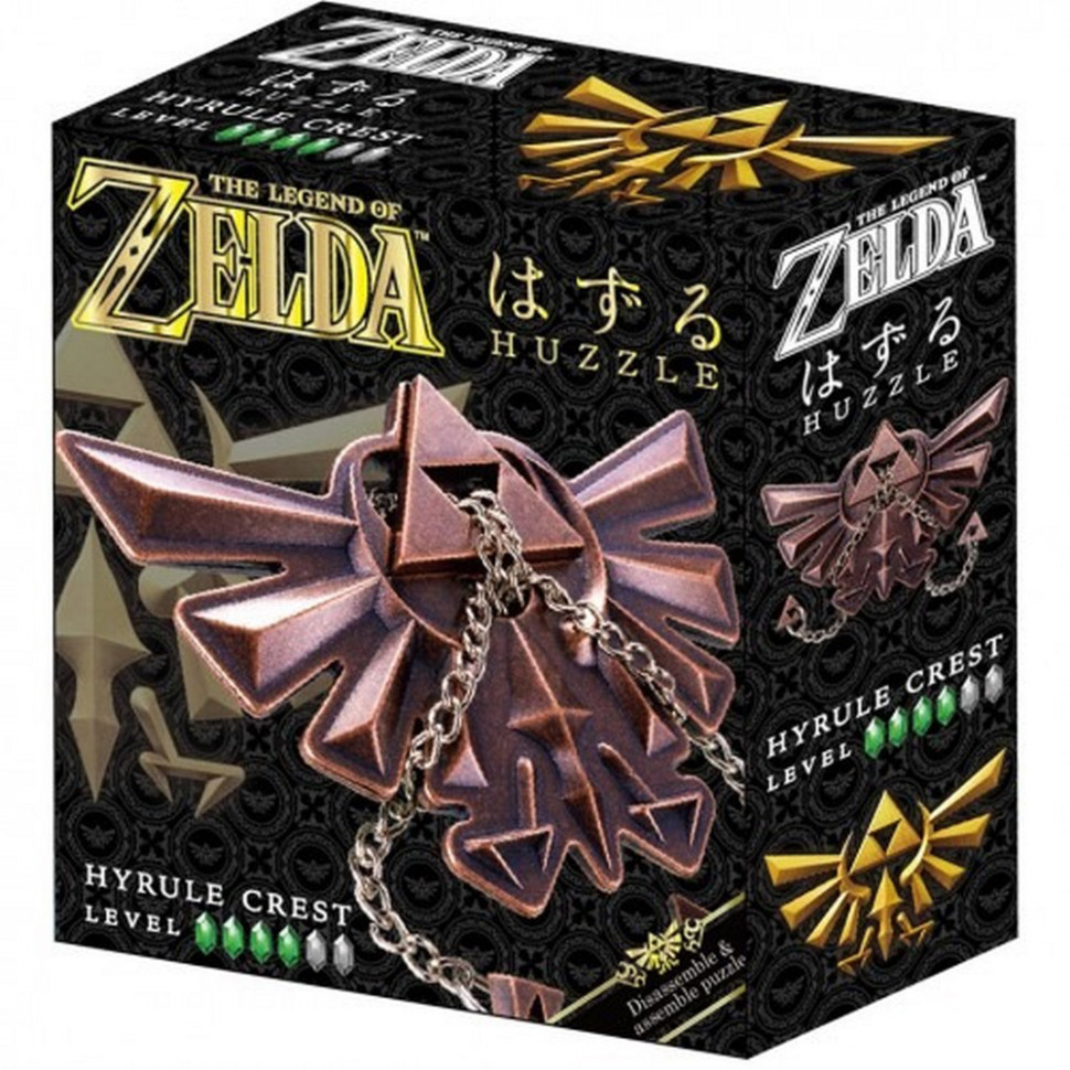 Головоломка из металла 4* Zelda Hyrule Crest Huzzle 515146
